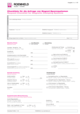 Preview image for file Request Checklist for Magnetic Clamping Systems